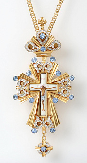 Крест наперсный №76 / золочение / серебро (УИН)