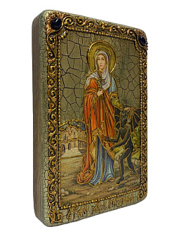 Икона ''Марина мученица'' ручной работы