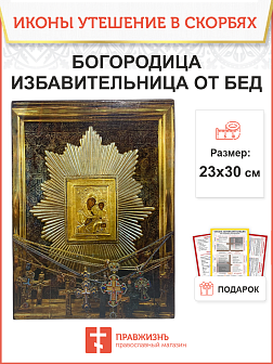 Царская икона 054 Божией Матери Избавительница от бед