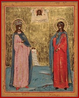 Икона ''Екатерина и Варвара великомученицы''