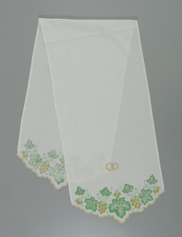 Рушник венчальный вышивка гладь №2