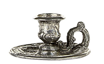 Подсвечник литой из олова «Домашний»