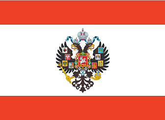 Флаг 065 Флаг Малороссия имперский герб, 90х135 см, материал сетка для улицы