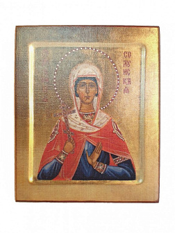 Икона под старину Святая Анисия Солунская