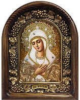 Икона бисером ''Богородица Умиление''