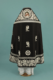 Облачение иерейское №27 глазет вышивка а/м, пришивной галун