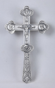 Крест напрестольный водосвятный серебро (УИН)