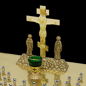 Крышка панихидного стола 106 свечей