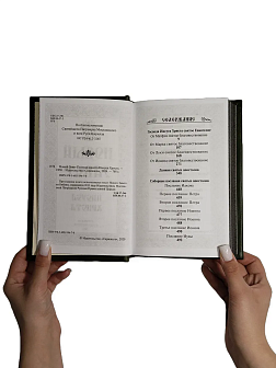 Подарочный набор книг в кожаном переплете: Библия 03.10 и Новый Завет 07.17 зеленый