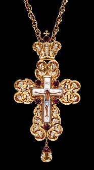 Крест наперсный №115 / золочение / серебро (УИН)