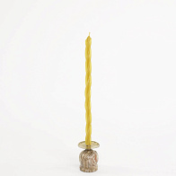 Свеча витая тонкая (D12, 100% воск), 20см Свеча витая тонкая (D12, 100% воск), 20см