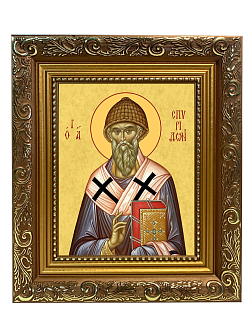 Икона Спиридон Тримифунтский 09С6-УЛ_SKL_KRA