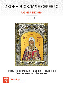 Икона ФЕОГНОСТ Киевский и Московский Святитель Икона ФЕОГНОСТ Киевский и Московский Святитель