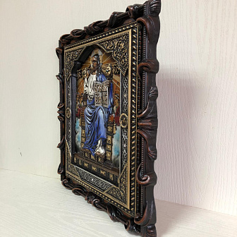 Икона Господь Вседержитель на престоле