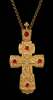 Крест наперсный №172 / золочение