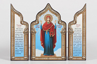 Складни деревянные 18х24 трехстворчатые, тиснение, арочные, фигурные, в упаковке Нерушимая Стена