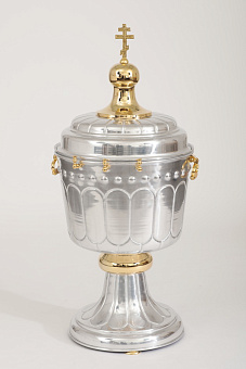 Купель малая алюминевая чеканная Купель малая алюминевая чеканная