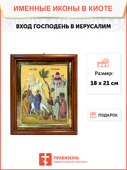 Образ Господа Иисуса Христа "Вход Господень в Иерусалим", 05В4