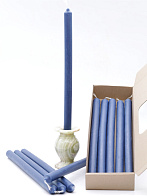 Свеча формовая №4 (37см, 8ч), СИНЯЯ
