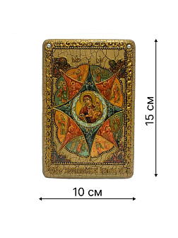 Икона ''Богородица Неопалимая Купина'' ручной работы