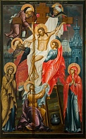 Снятие с креста, икона