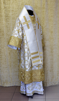 Облачение архиерейское №097 шелк натуральный вышитый галун а/м