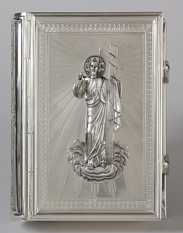 Евангелие требное гальванопластика, ручная гравировка серебро (УИН)