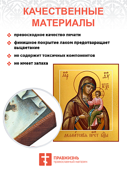 Икона под старину Далматская Божией Матери