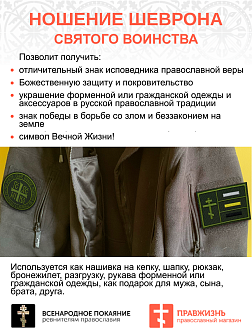 Набор шевронов НИКА диаметр 9 см+ ИМПЕРСКИЙ ФЛАГ 6х9 см, хаки, пришивной, оксфорд, 2 шт.