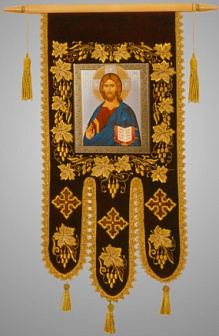 Хоругви средние вышивка гладь+аппликация