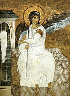 Икона Ангел на Гробе Господнем