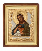 Икона "Иоанн Креститель" в киоте