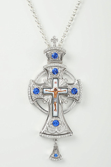 Крест наперсный № 48 /серебрение/