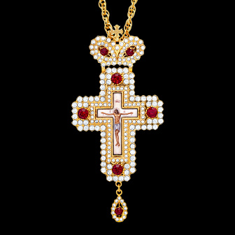 Крест наперсный №31 / золочение