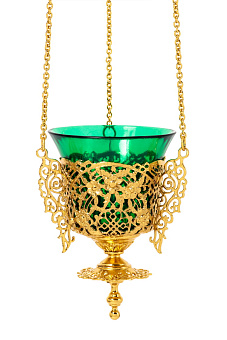 Лампада подвесная №84 золочение