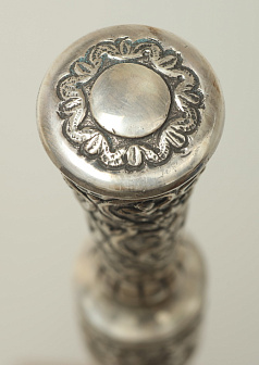 Посох №21 неразборный серебро чеканка (УИН)