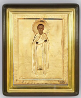 Икона живописная в киоте 18х24 масло, риза №119, киот №1 Иоанн Лествичник Икона живописная в киоте 18х24 масло, риза №119, киот №1 Иоанн Лествичник