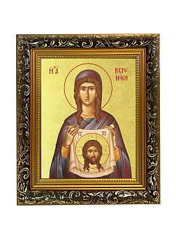 Икона "Веринея (Вероника)", св. мц., с золочением поталью, 10В3-УЛ