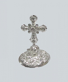 Крест на митру №6 / серебрение