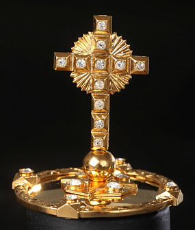 Крест на митру №18 / золочение