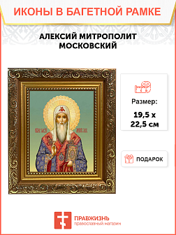 Образ святого Алексия, митрополита Московского, 09007