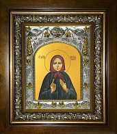 Икона освященная ''Наталия Скопинская мученица'', в деревяном киоте