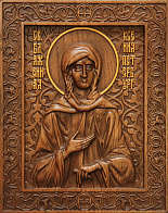 Икона резная Ксения Петербургская