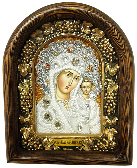 Икона ручной работы Пресвятой Богородицы Казанская