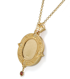 Панагия №197 / Фианиты / золочение