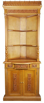 Иконостас домашний угловой резной