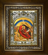 Икона Рождество Христово, киот