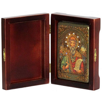 Икона ''Владимир равноапостольный великий князь'' из дуба