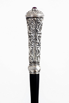 Посох №31 неразборный серебро чеканка (УИН)