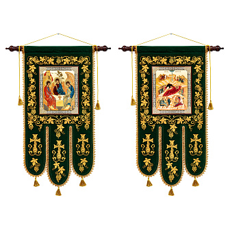 Хоругви малые бархат печать пара